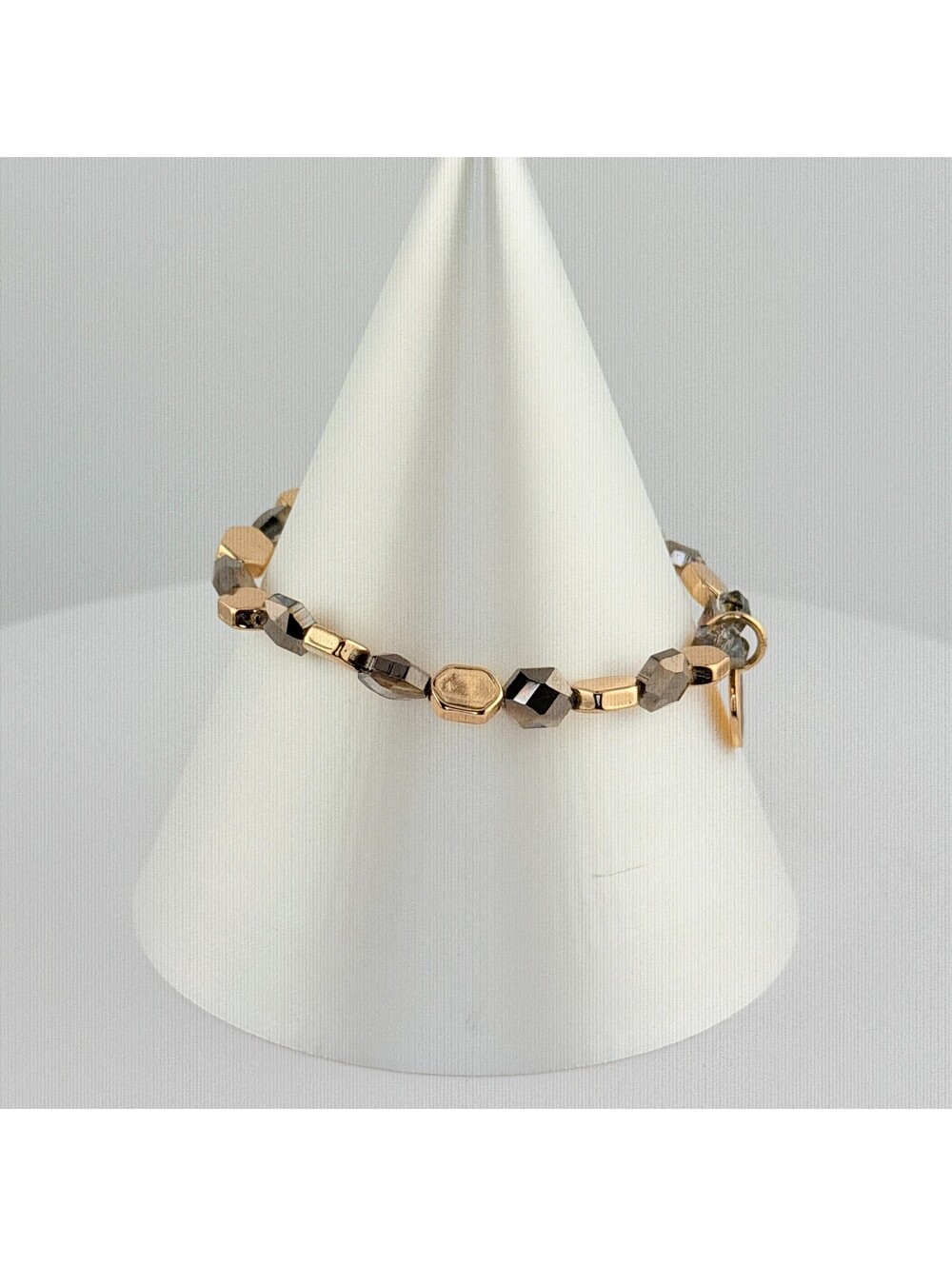 Bomb Party Single Stack Bracelet - on Yellow Gold #95